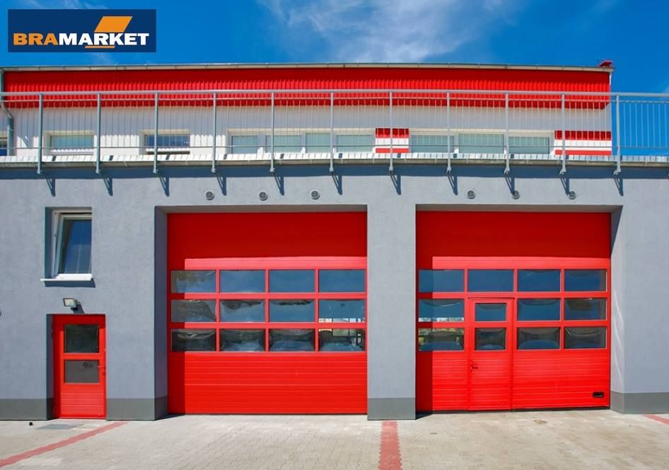 промышленные секционные ворота на склад - изготовление под заказ -киев