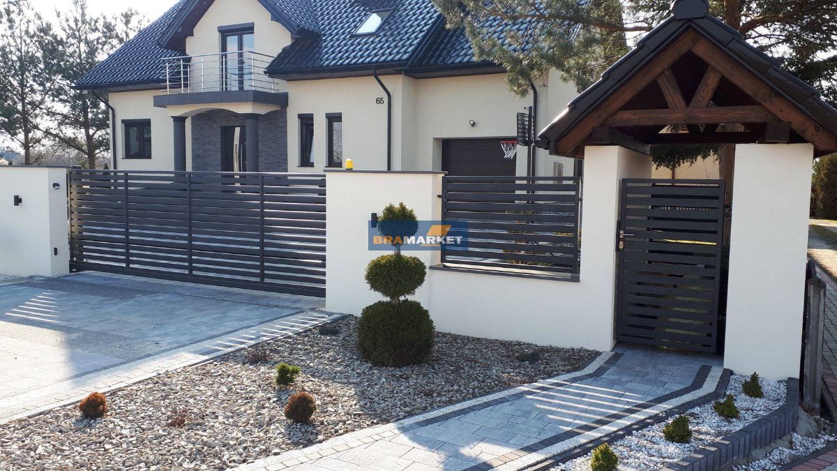 сучасні вуличні ворота відкатного типу - київ